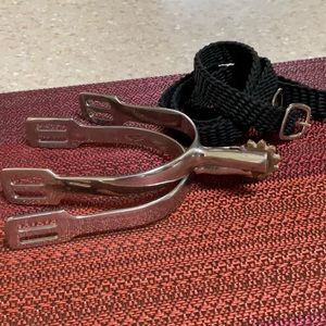 Korsteel POW spurs with brass rowels